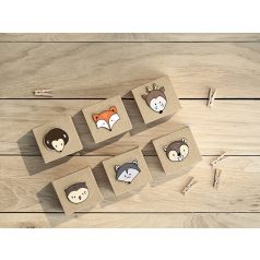 Fa csipesz natúr fa (20 db)