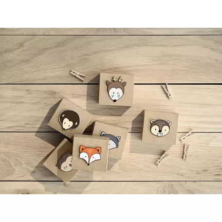 Fa csipesz natúr fa (20 db)