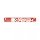 Konfetti ágyú piros szívekkel 40 cm