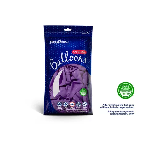 Erős lufi 30 cm pasztell levendula lila (100 db)