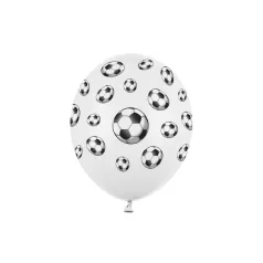 Foci mintás lufi 30cm (6 db)