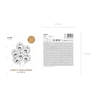 Focista és labdák lufi 30 cm (6 db)