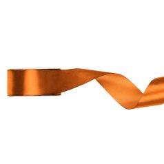 Szatén szalag rozsdabarna 25mm/25m