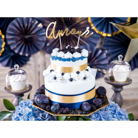 Szatén szalag királykék 38mm/25m