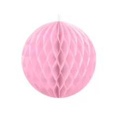 Méhsejt dekorgömb rózsaszín 10cm