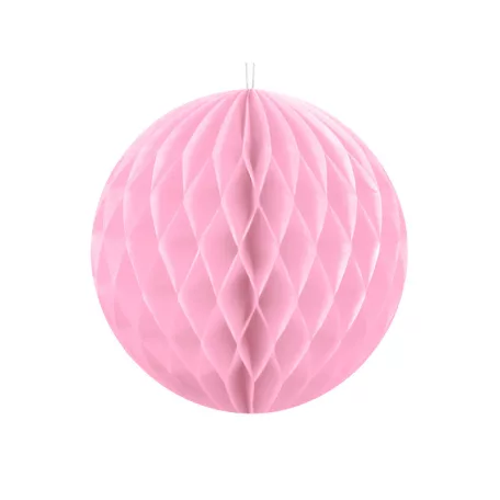 Méhsejt dekorgömb rózsaszín 10cm