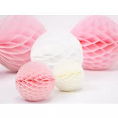 Méhsejt dekorgömb rózsaszín 10cm