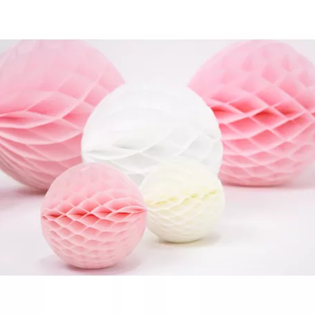 Méhsejt dekorgömb rózsaszín 10cm