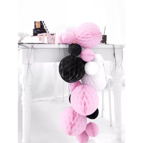 Méhsejt dekorgömb rózsaszín 10cm