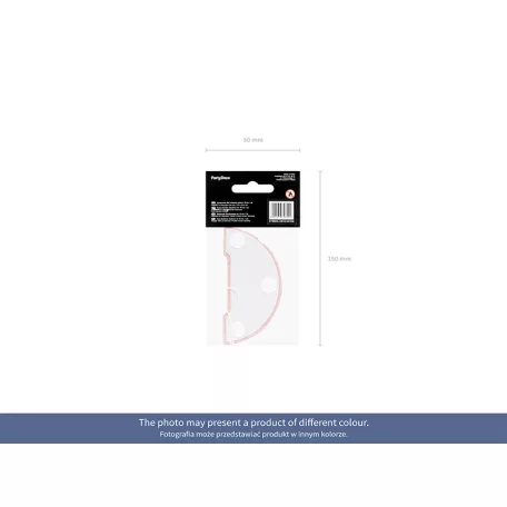 Méhsejt dekorgömb rózsaszín 10cm