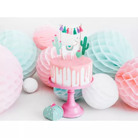 Méhsejt dekorgömb rózsaszín 20cm