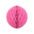 Méhsejt dekorgömb rózsaszín 20cm