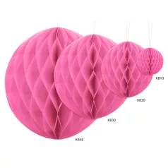 Méhsejt dekorgömb rózsaszín 20cm