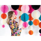 Méhsejt dekorgömb narancssárga 20cm