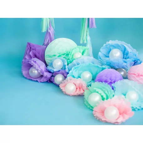 Selyempapír pompom világoskék 25cm