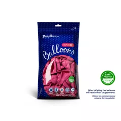 Erős Lufi 27cm élénk rózsaszín (50 db)