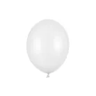 Erős Lufi 30cm Metál fehér (10 db)
