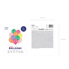 Erős Lufi 30cm - Mix (10 db)