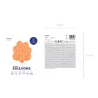 Erős Lufi 30cm - mandarin (10 db)