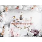 Erős Lufi 30cm - tiszta fehér (10 db)