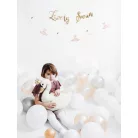 Erős Lufi 30cm - tiszta fehér (10 db)