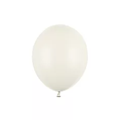 Erős Lufi 30cm - világos krémszín (10 db)