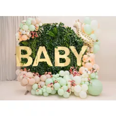 Erős Lufi 30cm - világos krémszín (10 db)