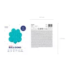 Erős Lufi 30cm - lagúna kék (10 db)