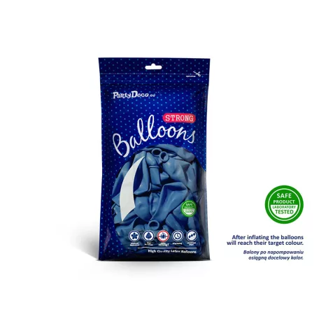 Erős Lufi 30cm - búzavirágkék (50 db)