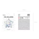 Fólia lufi Csillag irizáló 48cm (1 db)