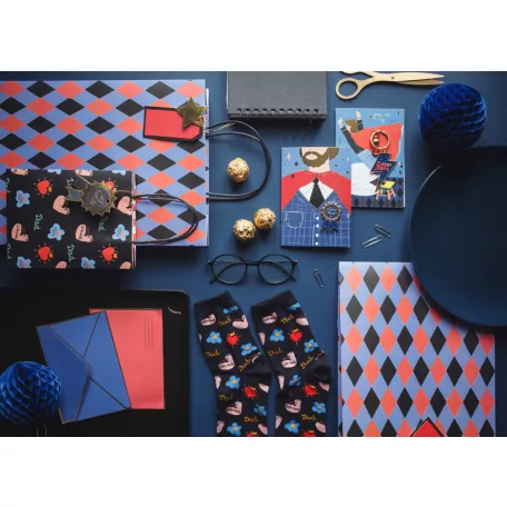 Üdvözlőlap kulcstartóval „Super Hero”