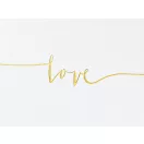 Vendégkönyv Love - arany