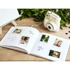 Vendégkönyv - Kraft, arany díszítéssel