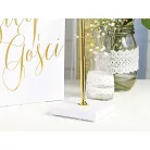 Tolltartó esküvőhöz – Gyöngyházfehér, arany tollal