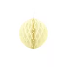 Méhsejt dekorgömb szalmasárga 20cm
