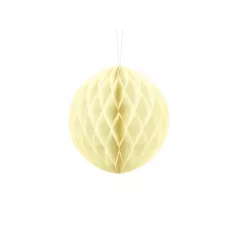 Méhsejt dekorgömb szalmasárga 20cm