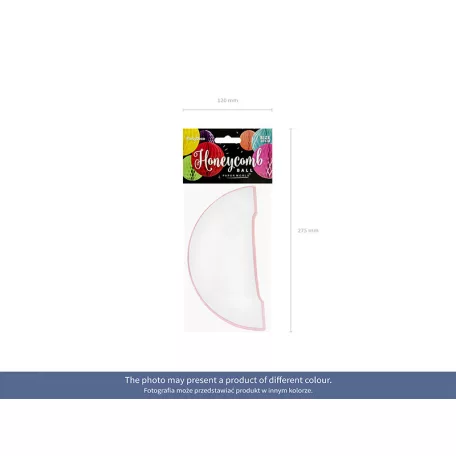 Méhsejt dekorgömb szalmasárga 20cm