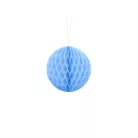 Méhsejt dekorgömb világoskék 10cm