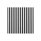 Szalvéta fekete fehér csíkos (20 db)