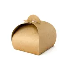 Köszönetajándék doboz kraft 6x6x5.5cm (10 db)