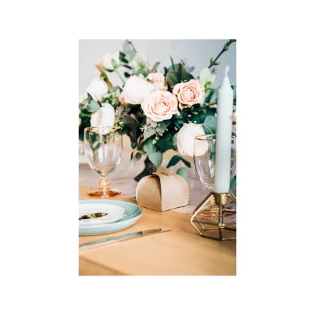 Köszönetajándék doboz kraft 6x6x5.5cm (10 db)