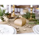 Köszönetajándék doboz kraft 6x6x5.5cm (10 db)