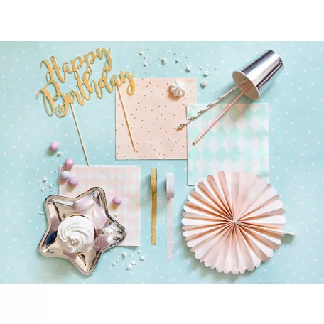 Dekorációs ragasztószalag - rozsaszín / arany (4 db)