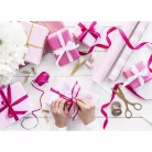 Dekorációs ragasztószalag - rozsaszín / arany (4 db)