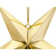 Papír Csillag - 45 cm Arany