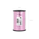 Műanyag szalag lufikhoz rózsaszín (5mm / 225m)