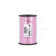 Műanyag szalag lufikhoz rózsaszín (5mm / 225m)