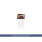 Méhsejt dekorgömb lila 10cm