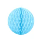 Méhsejt dekorgömb égszínkék 10cm