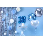 Méhsejt dekorgömb égszínkék 10cm